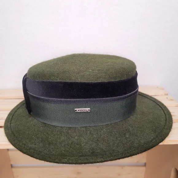 Capo Green Wool Hat size 7 MED - Picture 4 of 12